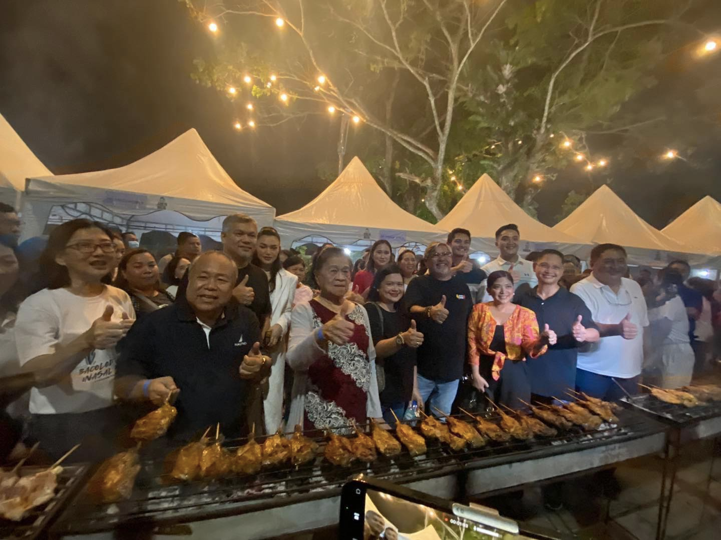 Cooking of 3,000 inasals on longest grill caps festival Digicast Negros